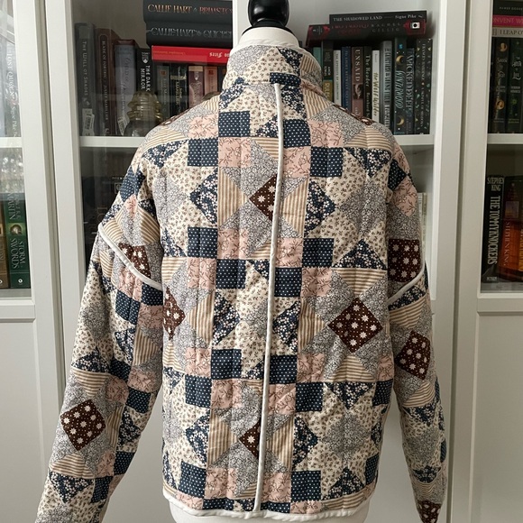 Quilted Patchwork Spring Jacket - Multicolor - Picture 3 of 3